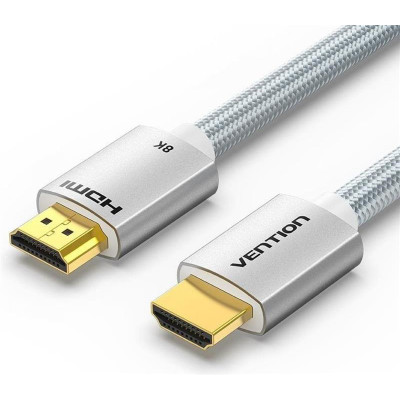 Кабель Vention HDMI - HDMI V 2.1 (M/M), 1 м, Silver (ALCIF) Кабель Vention HDMI - HDMI V 2.1 (M/M), 1 м, Silver (ALCIF)