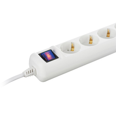 Фільтр живлення 2Е 5хSchuko, 3 м, білий (2E-U05ESM3) Фільтр живлення 2Е 5хSchuko, 3 м, білий (2E-U05ESM3)