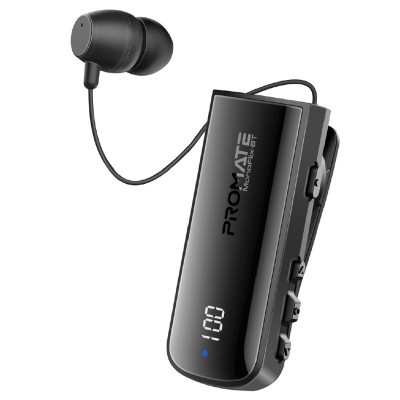 Bluetooth-гарнітура Promate Monoflix-bt Black Bluetooth-гарнітура Promate Monoflix-bt Black