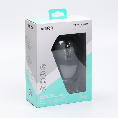 Комплект (клавіатура цифрова, миша) бездротовий Fstyler FG1600C Air2 Grey Комплект (клавіатура цифрова, миша) бездротовий Fstyler FG1600C Air2 Grey