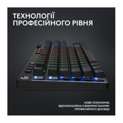 Клавiатура бездротова Logitech G PRO X TKL Lightspeed Black Tactile (920-012136) Клавiатура бездротова Logitech G PRO X TKL Lightspeed Black Tactile (920-012136)