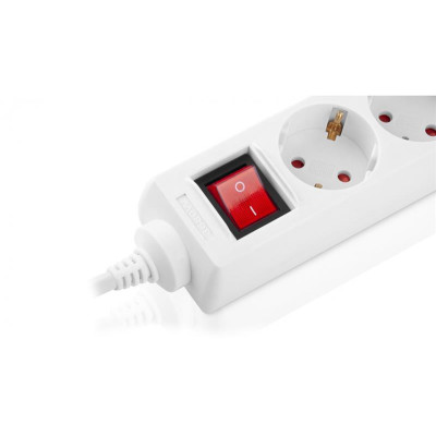 Фільтр живлення REAL-EL RS-6 Protect M 1.8м White (EL122300031)