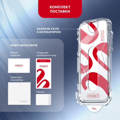 Захисне скло Intaleo з аплікатором Intaleo MagicBox для Samsung Galaxy S24+ SM-S926 Black (4820266742881) Захисне скло Intaleo з аплікатором Intaleo MagicBox для Samsung Galaxy S24+ SM-S926 Black (4820266742881)