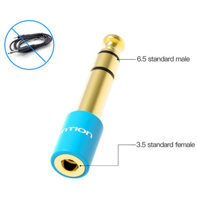 Адаптер Vention Audio 6.35 мм - 3.5 мм (M/F) (VAB-S01-L) Адаптер Vention Audio 6.35 мм - 3.5 мм (M/F) (VAB-S01-L)