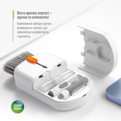 Набір для чищення ColorWay 10 в 1 для очищення навушників/клавіатури (CW-1111) Набір для чищення ColorWay 10 в 1 для очищення навушників/клавіатури (CW-1111)