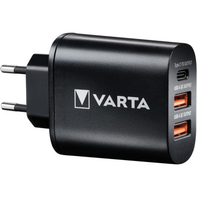 Зарядний пристрій Varta Wall Charger 38W Black (57958101401) Зарядний пристрій Varta Wall Charger 38W Black (57958101401)