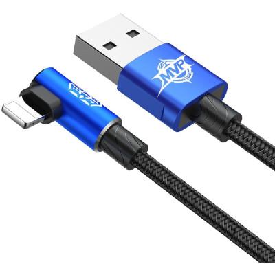 Кабель Baseus MVP USB - Lightning, 2.0A, 1м Blue (CALMVP-03) Кабель Baseus MVP USB - Lightning, 2.0A, 1м Blue (CALMVP-03)