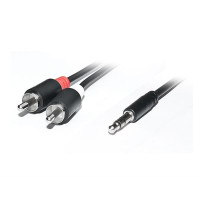 Аудіо-кабель REAL-EL Audio Pro 3.5 мм - 2xRCA (M/M), 1.8 м, чорний (EL123500042) Аудіо-кабель REAL-EL Audio Pro 3.5 мм - 2xRCA (M/M), 1.8 м, чорний (EL123500042)
