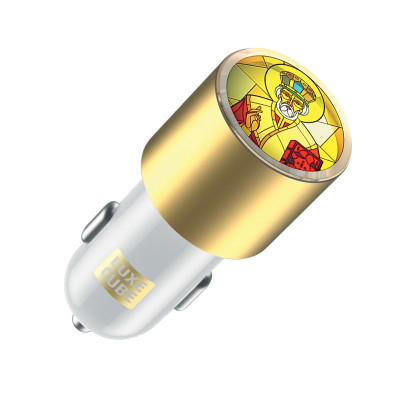 Автомобільний зарядний пристрій Luxe Cube Guardian N 2USB 3.4А, білий (8889998898484) Автомобільний зарядний пристрій Luxe Cube Guardian N 2USB 3.4А, білий (8889998898484)