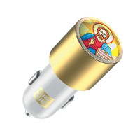 Автомобільний зарядний пристрій Luxe Cube Guardian J 2USB 3.4А, білий (8889998698497) Автомобільний зарядний пристрій Luxe Cube Guardian J 2USB 3.4А, білий (8889998698497)