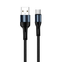 Кабель ColorWay USB - USB Type-C (M/M), nylon, 2.4 А, 1 м, Black (CW-CBUC045-BK) Кабель ColorWay USB - USB Type-C (M/M), nylon, 2.4 А, 1 м, Black (CW-CBUC045-BK)