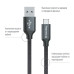 Кабель ColorWay USB - USB Type-C (M/M), 1 м, Black (CW-CBUC003-BK) Кабель ColorWay USB - USB Type-C (M/M), 1 м, Black (CW-CBUC003-BK)