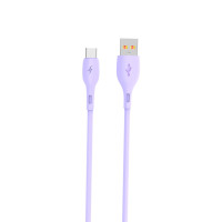 Кабель SkyDolphin S22T Soft Silicone USB - USB Type-C (M/M), 1 м, Violet (SDUSB-000603) Кабель SkyDolphin S22T Soft Silicone USB - USB Type-C (M/M), 1 м, Violet (SDUSB-000603)