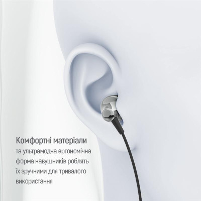 Гарнітура СolorWay Slim 3.5 mm Wired Earphone Blast 1 Black (CW-WD01BK) Гарнітура СolorWay Slim 3.5 mm Wired Earphone Blast 1 Black (CW-WD01BK)