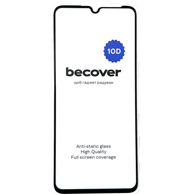 Захисне скло BeCover для Honor X7a 10D Black (711334) Захисне скло BeCover для Honor X7a 10D Black (711334)
