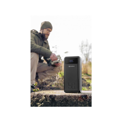 Універсальна мобільна батарея Sandberg Powerbank 50000mAh, USB-C PD 130W, Black (420-75)