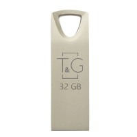 Флеш-накопичувач USB 32GB T&G 117 Metal Series Silver (TG117SL-32G) Флеш-накопичувач USB 32GB T&G 117 Metal Series Silver (TG117SL-32G)