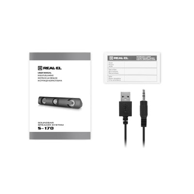 Акустична система (саундбар) REAL-EL S-170 Black Акустична система (саундбар) REAL-EL S-170 Black