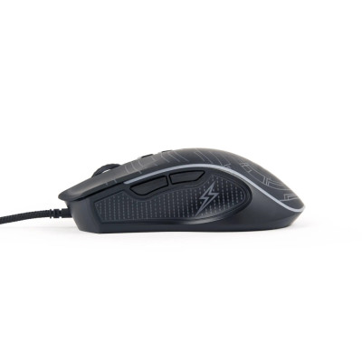 Миша Gembird MUSG-RGB-01 Black