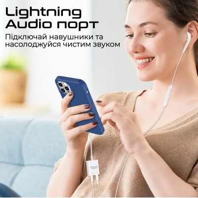Адаптер Promate MediaLink-i2і Lightning - 2хLightning (M/F) White Адаптер Promate MediaLink-i2і Lightning - 2хLightning (M/F) White