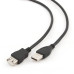 Кабель Cablexpert USB - USB V 2.0 (M/F), подовжувач, 3.0 м, чорний (CCP-USB2-AMAF-10) Кабель Cablexpert USB - USB V 2.0 (M/F), подовжувач, 3.0 м, чорний (CCP-USB2-AMAF-10)