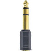 Адаптер Cablexpert 6.35 мм - 3.5 мм (M/F), чорний (A-6.35M-3.5F)