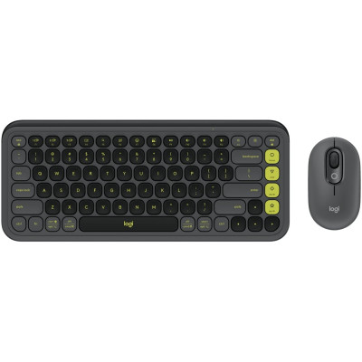 Комплект (клавіатура, миша) бездротовий Logitech Pop Icon Combo Graphite (920-013156) Комплект (клавіатура, миша) бездротовий Logitech Pop Icon Combo Graphite (920-013156)