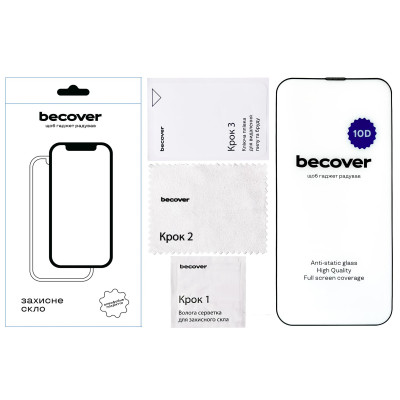 Захисне скло BeCover для Apple iPhone 14 Plus 10D Black (711326) Захисне скло BeCover для Apple iPhone 14 Plus 10D Black (711326)