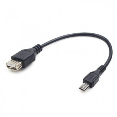 Кабель Cablexpert USB - micro USB (F/M), 0.15 м, черный (A-OTG-AFBM-03) Кабель Cablexpert USB - micro USB (F/M), 0.15 м, черный (A-OTG-AFBM-03)