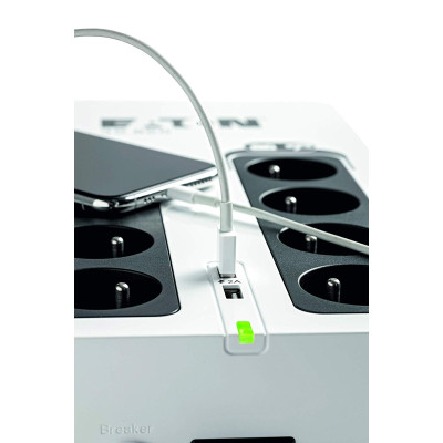 Джерело безперебійного живлення Eaton 3S, 700VA/420W, LED, USB, 8xSchuko