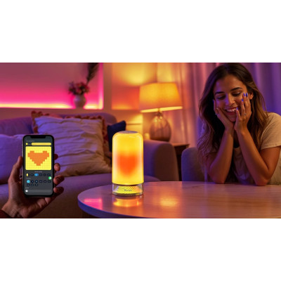 Настільний світильник розумний Govee H6022 Table Lamp 2, RGBICWW, WI-FI/Bluetooth, білий