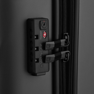 Валіза Wenger, Oryson, мала, пластик, 4 колеса, сіра