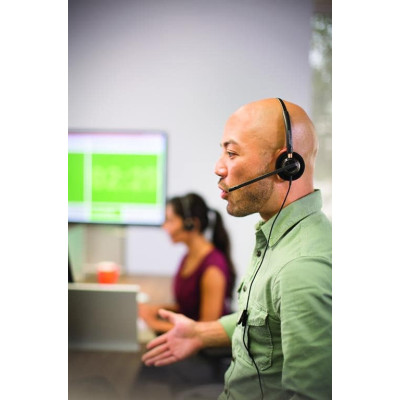 Гарнітура комп'ютерна стерео On-ear Poly EncorePro 520, Quick Disconnect, всеспрямований, чорний