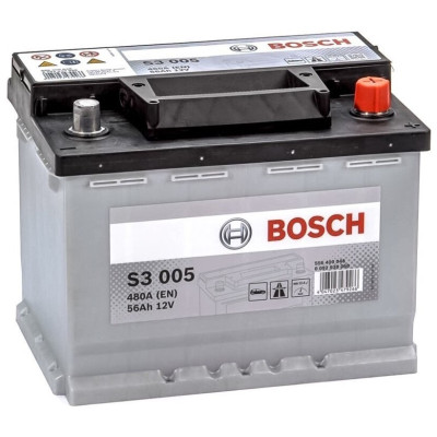 Акумулятор Bosch S3 12В 56А·год 480А R+ (0 092 S30 050)