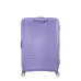 Валіза American Tourister, Soundbox, поліпропілен, велика, 77см,  97/110л, TSA, 4 колеса, EXP, лавандовий