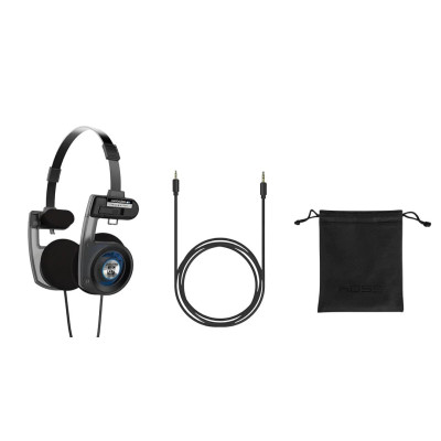Навушники On-Ear Koss Porta Pro Utility, 3.5 mini-jack, 1.2м, Чорний