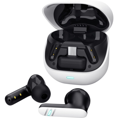 Навушники TWS Trust GTX 409 Oxxie Earbuds BT 5.3, ENC, SBC, Mic, Білий