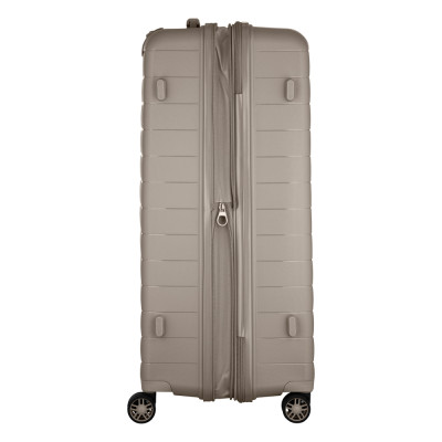 Валіза 2E, Aero, поліпропілен, велика, 99/119 л, TSA, 4 колеса, EXP, сіро-коричневий
