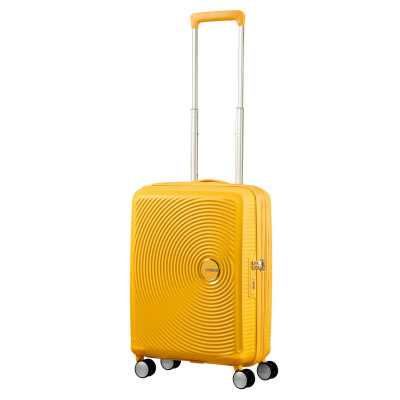 Валіза American Tourister, Soundbox, поліпропілен, мала, 55см, 35.5/41л, TSA, 4 колеса, EXP, жовтий Валіза American Tourister, Soundbox, поліпропілен, мала, 55см, 35.5/41л, TSA, 4 колеса, EXP, жовтий