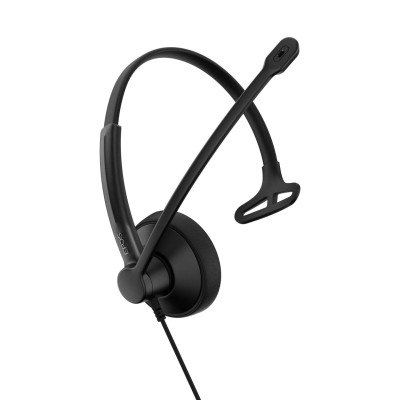 Гарнітура комп'ютерна моно On-Ear EPOS IMPACT 100 MS, USB C + A, Microsoft Teams, односпрямований, 2м, Чорний Гарнітура комп'ютерна моно On-Ear EPOS IMPACT 100 MS, USB C + A, Microsoft Teams, односпрямований, 2м, Чорний