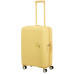 Валіза American Tourister, Soundbox, поліпропілен, середня, 67см, 71.5/81л, TSA, 4 колеса, EXP, пастельно-жовтий