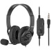 Гарнітура ПК стерео Over-ear 2E CH13 mini-jack, omni-mic, 1.2м, чорний