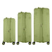 Набір валіз 2E, Aero, поліпропілен, (L+M+S), TSA, 4 колеса, EXP, оливково-зелений Набір валіз 2E, Aero, поліпропілен, (L+M+S), TSA, 4 колеса, EXP, оливково-зелений