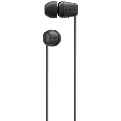 Навушники In-ear Sony WI-C100 BT 5.0, IPX4, SBC, AAC, Wireless, Mic, Чорний