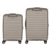 Набір валіз 2E, Aero, поліпропілен, (M+S), TSA, 4 колеса, EXP, сіро-коричневий Набір валіз 2E, Aero, поліпропілен, (M+S), TSA, 4 колеса, EXP, сіро-коричневий
