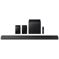 Саундбар Samsung HW-QS750F 465Вт, 5.1.2, BT, HDMI-eARC, Wi-Fi, саб, Dolby Atmos, чорний Саундбар Samsung HW-QS750F 465Вт, 5.1.2, BT, HDMI-eARC, Wi-Fi, саб, Dolby Atmos, чорний