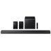 Саундбар Samsung HW-QS750F 465Вт, 5.1.2, BT, HDMI-eARC, Wi-Fi, саб, Dolby Atmos, чорний