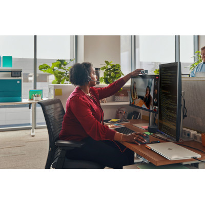 Гарнітура комп'ютерна моно On-ear Poly Blackwire 3315, USB-A, всеспрямований, чорний