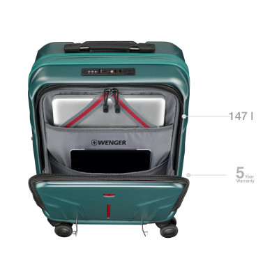 Валіза Wenger Amplix Hardside Carry-On, мала, з відсіком для н/б 16 Валіза Wenger Amplix Hardside Carry-On, мала, з відсіком для н/б 16