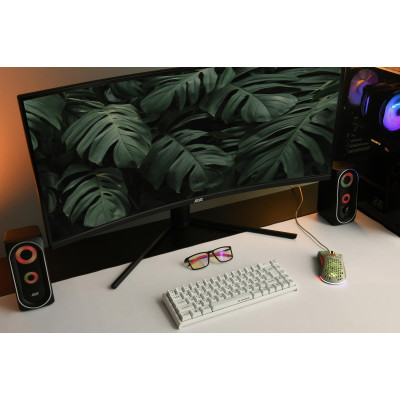 Акустична система 2E PCS234 RGB, 2.0, USB, Black